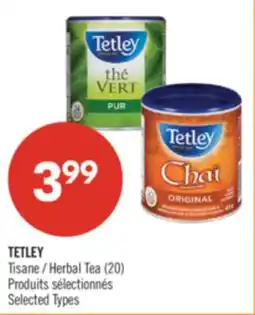 Pharmaprix TETLEY Herbal Tea offer