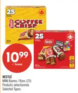 Pharmaprix NESTLÉ MINI Bars (25) offer