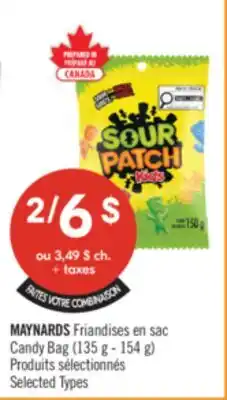 Pharmaprix MAYNARDS Candy Bag 135 g - 154 g offer