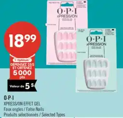 Pharmaprix O·P·I XPRESS/ON EFFET GEL False Nails offer