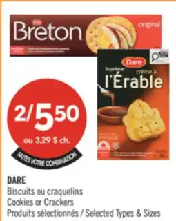 Pharmaprix DARE Cookies or Crackers offer