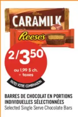 Pharmaprix Selected Single Serve Chocolate Bars offer