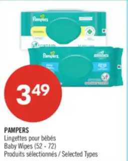 Pharmaprix PAMPERS Baby Wipes offer