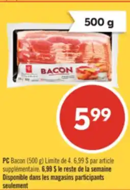 Pharmaprix PC Bacon offer