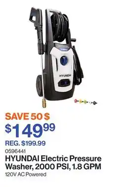 Patrick Morin Electric Pressure Washer, 2000 PSI, 1.8 GPM offer