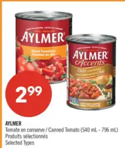 Pharmaprix AYLMER Canned Tomato offer