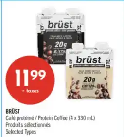 Pharmaprix BRÜST PROTEIN COFFEE, (4 X 330 ML) offer