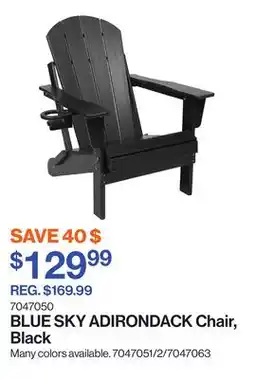 Patrick Morin ADIRONDACK Chair, Black offer