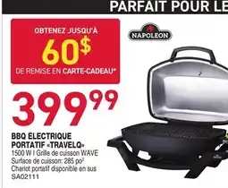 Matério BBQ ÉLECTRIQUE PORTATIF TRAVELQ NAPOLEON offer