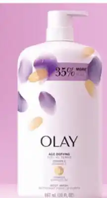 Walmart Nettoyant pour le corps Défi au temps ou ata Ultra hydratant de Olay offer