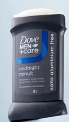 Walmart Déodorant sans aluminium Dove Men+Care en bâton offer