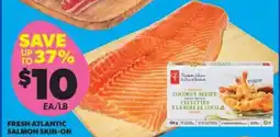 Real Canadian Superstore Fresh Atlantic Salmon Skin-On offer