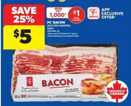Real Canadian Superstore PC BACON offer