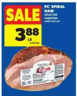 Real Canadian Superstore PC Spiral Ham offer