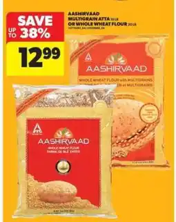 Real Canadian Superstore Aashirvaad Multigrain Atta or Whole Wheat Flour offer