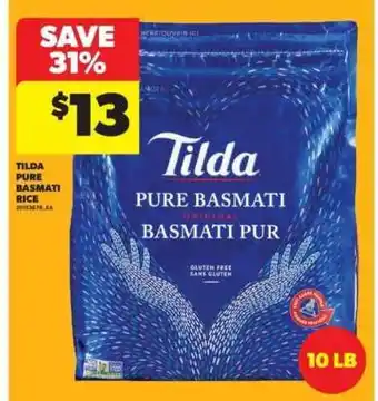 Real Canadian Superstore Tilda Pure Basmati Rice offer