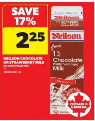 Real Canadian Superstore Neilson Chocolate or Strawberry Milk offer