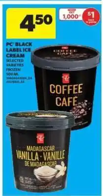 Real Canadian Superstore PC Black Label Ice Cream offer