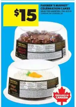 Real Canadian Superstore Farmer's Market Celebration Cakes offer