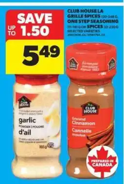 Real Canadian Superstore Club House La Grille Spices offer