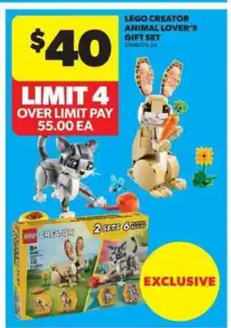 Real Canadian Superstore LEGO Creator Animal Lover's Gift Set offer