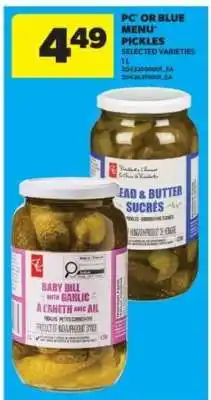 Real Canadian Superstore PC or Blue Menu Pickles offer