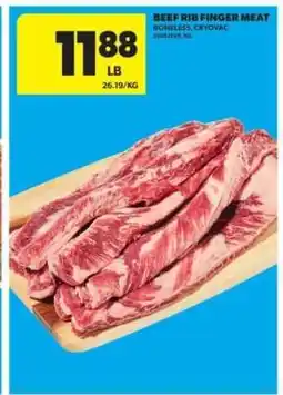 Real Canadian Superstore BEEF RIB FINGER MEAT offer