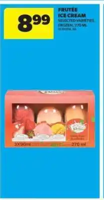 Real Canadian Superstore FRUTEE ICE CREAM offer