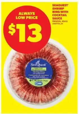 Real Canadian Superstore Seaquest Shrimp Ring with Cocktail Sauce offer