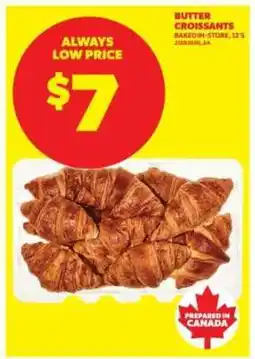 Real Canadian Superstore Butter Croissants offer