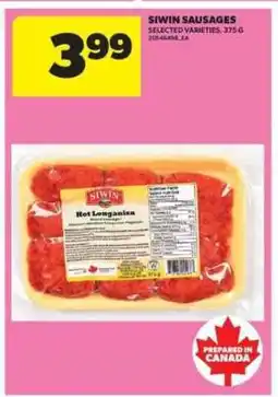 Real Canadian Superstore Siwin Sausages offer