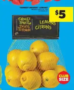 Real Canadian Superstore Farmer's Market Lemons offer