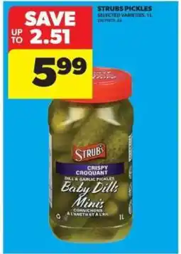 Real Canadian Superstore Strubs Pickles offer