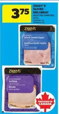 Real Canadian Superstore Ziggy's Sliced Deli Meat offer