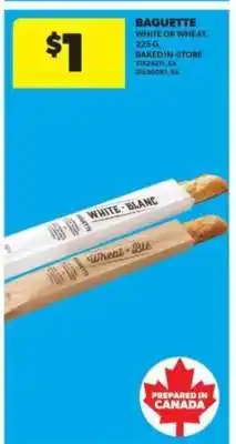 Real Canadian Superstore Baguette offer
