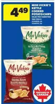 Real Canadian Superstore MISS VICKIE'S KETTLE COOKED POTATO CHIPS offer