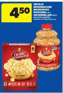 Real Canadian Superstore Orville Redenbacher Microwave Popcorn or Kernel Jar offer