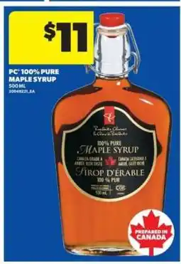 Real Canadian Superstore PC 100% PURE MAPLE SYRUP offer