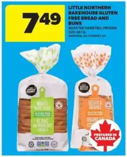 Real Canadian Superstore Little Northern Bakehouse Gluten Free Bread and Buns offer