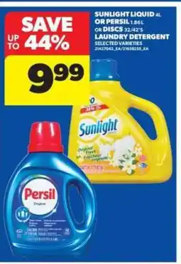 Real Canadian Superstore Sunlight Liquid or Persil Laundry Detergent offer