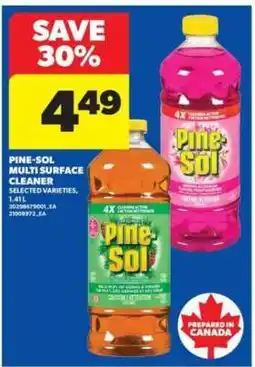 Real Canadian Superstore Pine-Sol Multi-Surface Cleaner offer