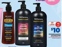 Real Canadian Superstore TRESemmé Shampoo or Conditioner offer