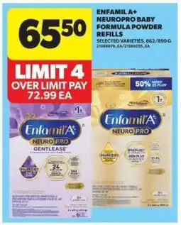 Real Canadian Superstore Enfamil A+ NeuroPro Baby Formula Powder Refills offer