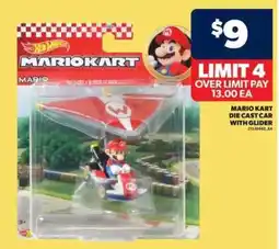 Real Canadian Superstore Mario Kart Die Cast Car with Glider offer