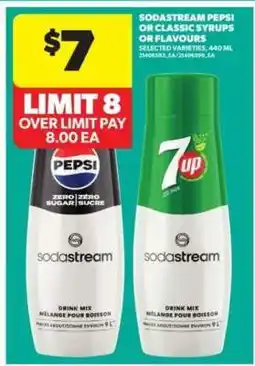 Real Canadian Superstore SodaStream Pepsi or Classic Syrups or Flavours offer