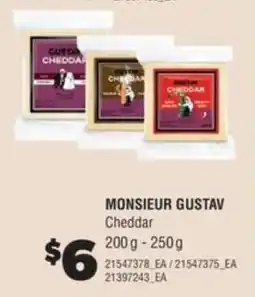 Real Canadian Superstore MONSIEUR GUSTAV Cheddar offer