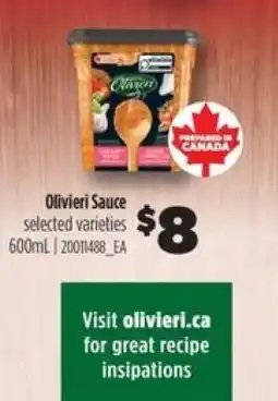 Real Canadian Superstore Olivieri Sauce offer