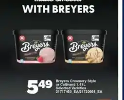 Real Canadian Superstore Breyers Creamery Style or CoBrand offer