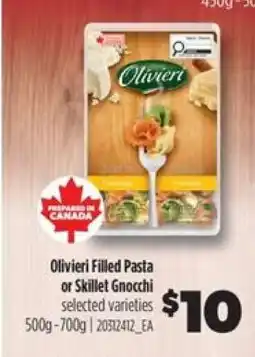 Real Canadian Superstore Olivieri Filled Pasta or Skillet Gnocchi offer