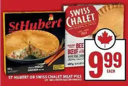Food Basics ST-HUBERT OR SWISS CHALET MEAT PIES offer